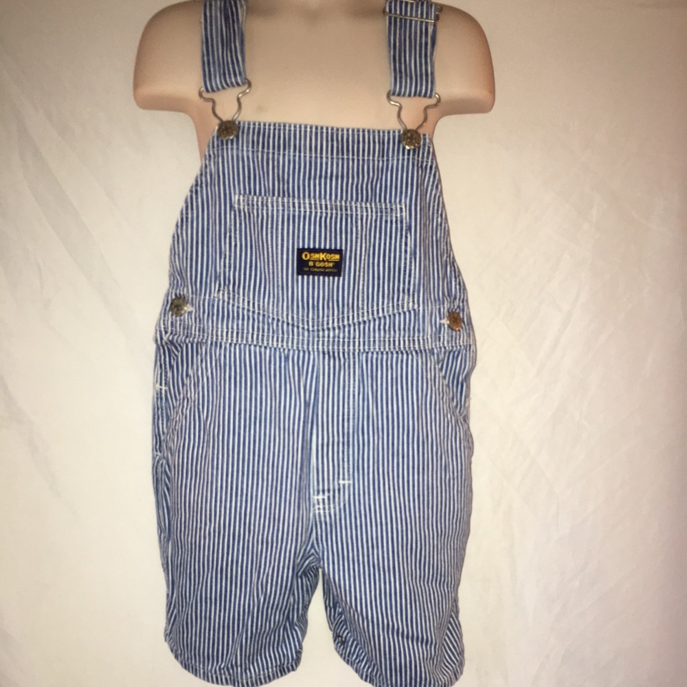 OshKosh B’Gosh kids size 4t Striped overalls